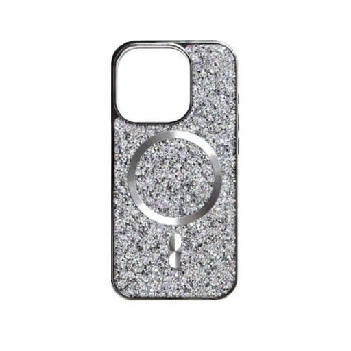 Чехол iPhone 15 Pro Swarovski MagSafe